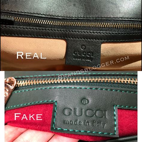 how to spot a fake gucci bag with pictures|counterfeit gucci bag.